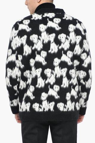 V Neck PUPPY Cotton Blend Cardigan