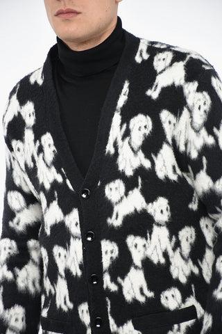 V Neck PUPPY Cotton Blend Cardigan
