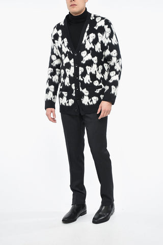 V Neck PUPPY Cotton Blend Cardigan