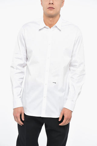 Relaxed Fit Shirt with Logo Print