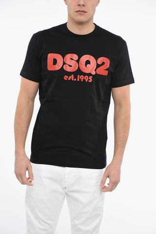 T-Shirt Girocollo EST.1995 in Cotone con Logo