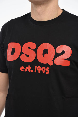 T-Shirt Girocollo EST.1995 in Cotone con Logo