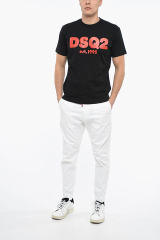 T-Shirt Girocollo EST.1995 in Cotone con Logo