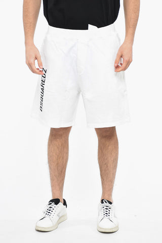Printed Logo Jersey Sweatshorts
