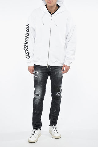HERCA Hoodie Sweatshirt with Zipped Closure
