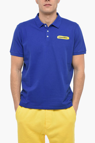 TENNIS Polo Shirt with Paint Effect Logo