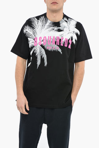 PALMS SLOUCH T-Shirt with Graphic Print