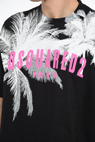 PALMS SLOUCH T-Shirt with Graphic Print