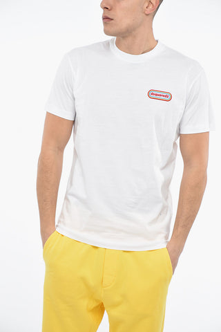 T-Shirt ROUND COOL Girocollo con Toppa Logo