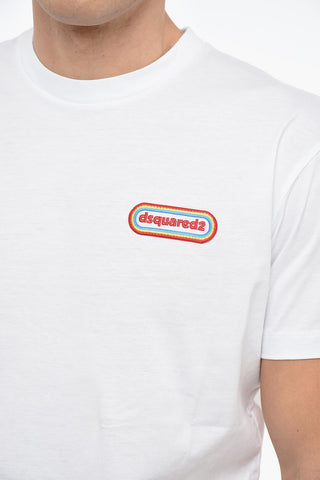 T-Shirt ROUND COOL Girocollo con Toppa Logo
