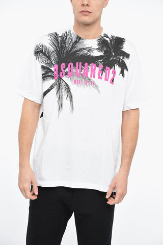 PALMS SLOUCH T-Shirt with Graphic Print