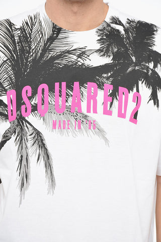 PALMS SLOUCH T-Shirt with Graphic Print