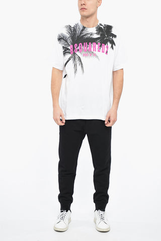 PALMS SLOUCH T-Shirt with Graphic Print