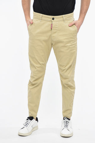 Jeans SEXY CHINO con Logo Patch sul Retro 16cm