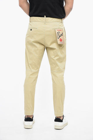 Jeans SEXY CHINO con Logo Patch sul Retro 16cm