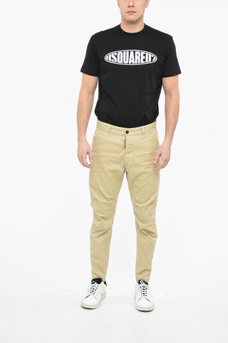 Jeans SEXY CHINO con Logo Patch sul Retro 16cm