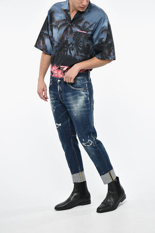 Tapered Fit SAILOR Denims with Vintage Effect 17cm