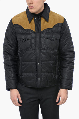 Giubbotto Trapuntato WESTERN con Dettaglio in Suede