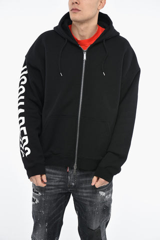 HERCA Hoodie Sweatshirt with Zipped Closure