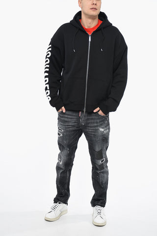 HERCA Hoodie Sweatshirt with Zipped Closure
