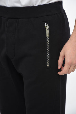 Fleeced Joggers with Embossed Logo