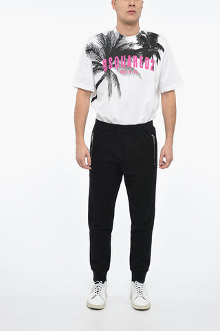 Fleeced Joggers with Embossed Logo