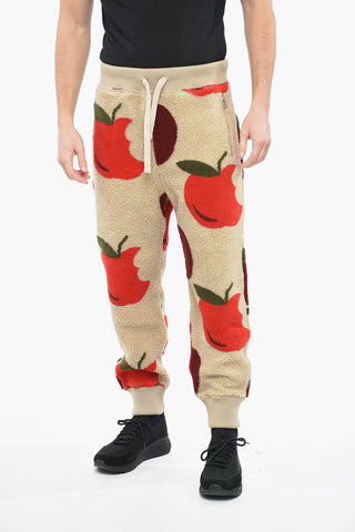 Cuffed APPLE Teddy Sweatpants