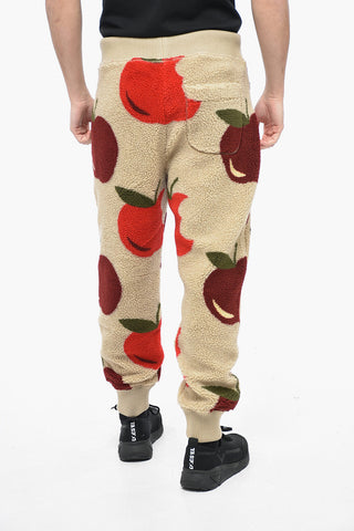 Cuffed APPLE Teddy Sweatpants