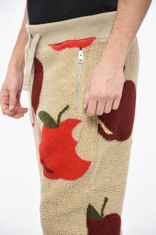 Cuffed APPLE Teddy Sweatpants