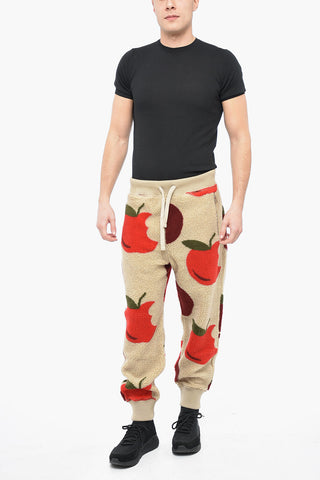 Cuffed APPLE Teddy Sweatpants