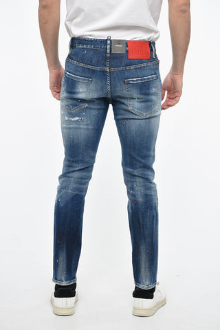 Jeans SKATER Distressed con Lavaggio Chiaro 16cm