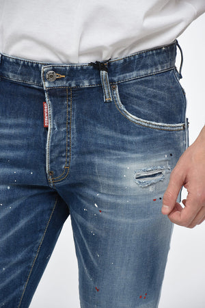 Distressed SKATER Denims with Light Wash 16cm