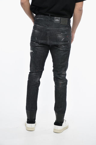 Long Crotch Fit Denims with Coated Cotton Cuffs 16cm
