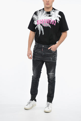 Long Crotch Fit Denims with Coated Cotton Cuffs 16cm