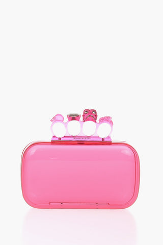 See-Through FOUR RING Hard Clutch Bag