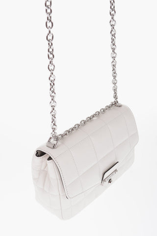 MICHAEL Quilted Leather SOHO Bag with Chain Shoulder Strap