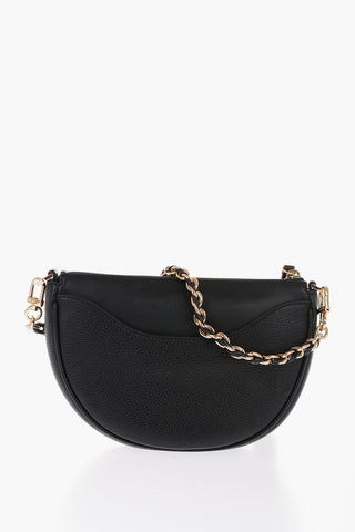 MICHAEL Leather DOVER Crossbody Bag with Golden Details