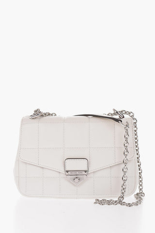 MICHAEL Quilted Leather SOHO Bag with Chain Shoulder Strap