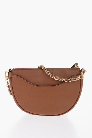 MICHAEL Leather DOVER Crossbody Bag with Golden Details