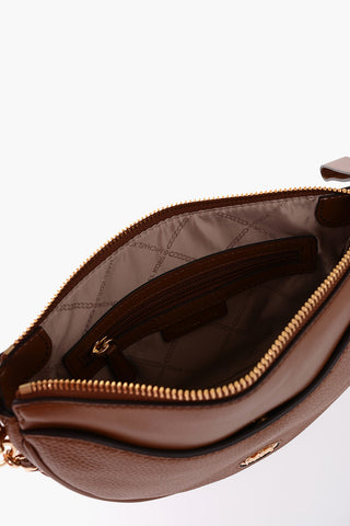 MICHAEL Leather DOVER Crossbody Bag with Golden Details