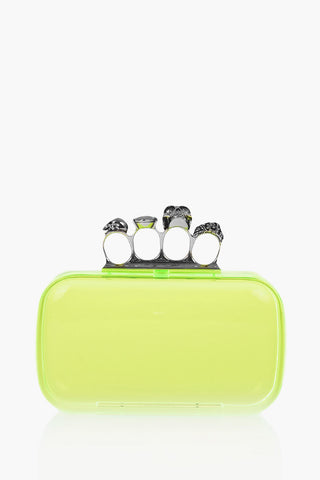 See-Through FOUR RING Hard Clutch Bag