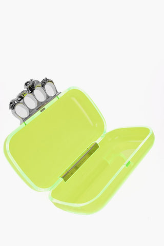 See-Through FOUR RING Hard Clutch Bag