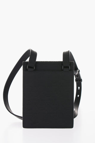 Borsa a Spalla in Pelle con Monogram All-Over