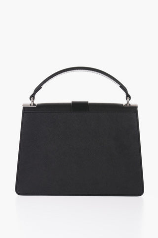 MICHAEL Leather GREENWICH Satchel Bag with Removable Shoulder Strap