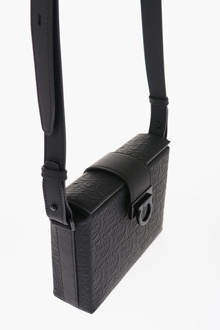 All-Over Monogram Leather Shoulder Bag