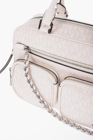 MICHAEL Faux Leather ELLIOT Utility Camera Bag with Removable Shoulder Strap