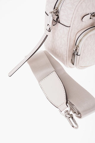MICHAEL Faux Leather ELLIOT Utility Camera Bag with Removable Shoulder Strap
