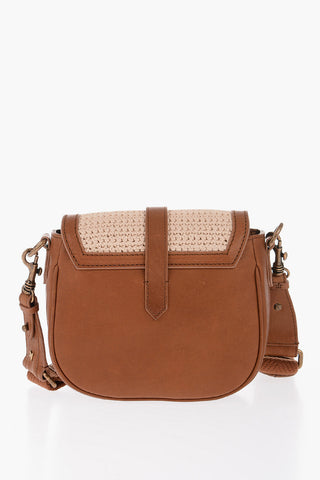 Crochet and Leather FRANCIS Saddle Bag