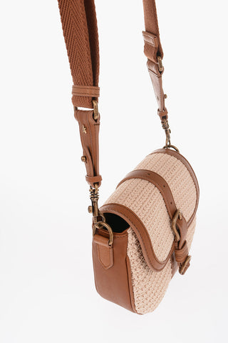 Crochet and Leather FRANCIS Saddle Bag