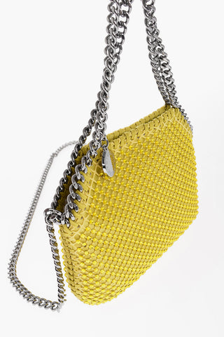 Mini Bag FALABELLA in Tessuto Impreziosito da Strass